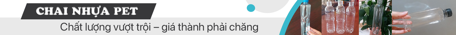 CHAI NHỰA PET